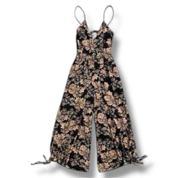 FREE PEOPLE Women’s Stand Out Floral Print One-Piece/Jumpsuit in the Size Large - Picture 15 of 16